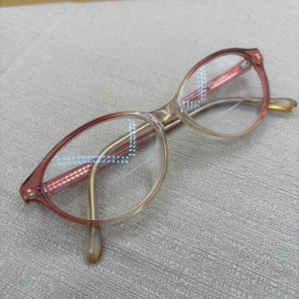 WMFM M4065 Pink Ombre Cat Eye Eyeglass Frames Women‎ Vintage Style 54-15-140